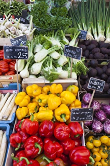 Images Dated 6th May 2015: Denmark, Zealand, Copenhagen, Torvehallerne KPH, new outdoor food market, produce