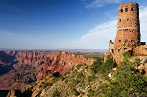 Places Collection: The Desert View Watchtower, Grand Canyon National Park, Arizona, USA
