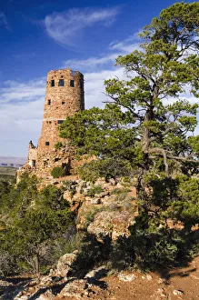 The Desert View Watchtower, Grand Canyon National Park, Arizona, USA
