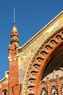 Mall Prints: Details of the Mercat de Colon (Columbus Market), Valencia, Spain