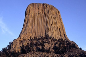 Crystal Prints: Devils Tower National Monument, Wyoming, USA. North Side of Devils Tower. Perspective