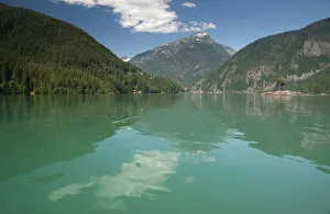 Images Dated 25th July 2009: Diablo Lake, North Cascades National Park, Washington, US