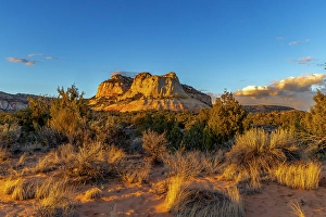 Prints of Diana's Throne sandstone formation near Kanab, Utah, USA. (Editorial Use Only) Images Dated 2024 September: Diana's Throne sandstone formation near Kanab, Utah, USA. (Editorial Use Only)