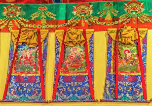 Tibetan Prints: Diskit Monastery, Nubra Valley