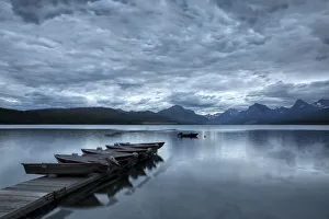 Prints of Dock and Lake McDonald, Glacier National Park, Montana Images Dated 2019 July: Dock and Lake McDonald, Glacier National Park, Montana