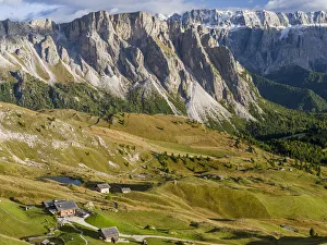 Mountains Prints: The Dolomites in the valley of Groeden ( Val Gardena)