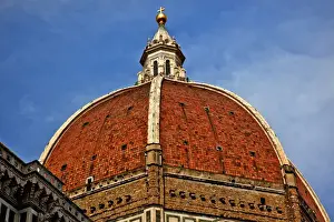 Catholic Prints: Dome of Brunelleschi Duomo Basilica Cathedral Church Florence Italy Completed in 1434