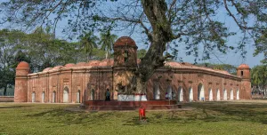 Bangladesh Prints: Sixty Domed Mosque in Bagerhat, UNESCO World Heritage Site, Khulna Division, Bangladesh