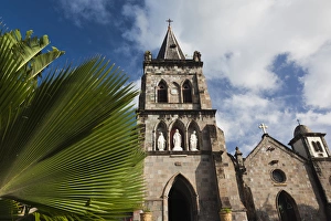 West Indies Prints: Dominica, Roseau, St. Patricks Catholic Cathedral, exterior