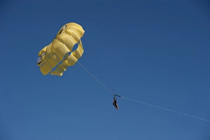 Tandem Prints: Dominican Republic, Punta Cana, Higuey, Bavaro, Bavaro Beach, parasailing
