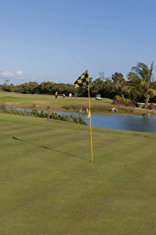 Images Dated 8th March 2011: Dominican Republic, Punta Cana, Higuey, Bavaro, golfers on Punta Blanca golf course