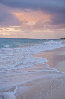Images Dated 12th March 2011: Dominican Republic, Punta Cana, Higuey, Bavaro, Bavaro Beach, sunrise