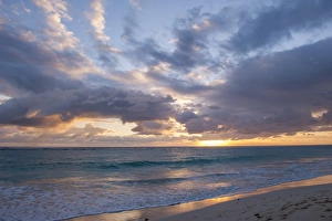 Dominican Republic, Punta Cana, Higuey, Bavaro, Bavaro Beach, sunrise
