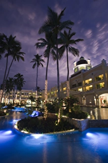 Images Dated 24th December 2009: Dominican Republic, Punta Cana Region, Bavaro, Iberostar Grand Hotel, exterior, evening