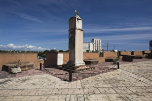 Zona Colonial Prints: Dominican Republic, Santo Domingo, Zona Colonial, Reloj del Sol, sundial, b. 1753