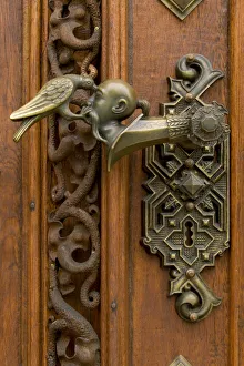 door handle, Hluboka Castle, Czech Republic, Ceske Budejovice
