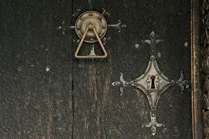 Images Dated 2nd January 2004: Door lock Hopperstad Stave Church, Sogne Fjord VIC norway