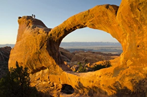 Images Dated 4th April 2012: Double O Arch, Arches National Park, Utah, US