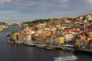 Douro River Prints: The Douro River in Porto, Portugal