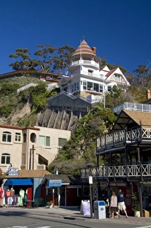Images Dated 7th March 2009: Downtown Avalon on Catalina Island, California, USA