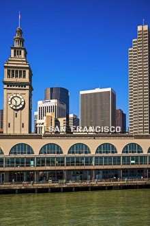 Prints of Downtown San Francisco from the San Francisco Bay, California, USA Images Dated 2024 October: Downtown San Francisco from the San Francisco Bay, California, USA