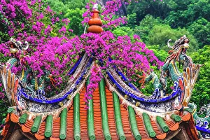 Jesus Prints: Dragon roof, Zhongde Temple, Xiamen, Fujian Province, China