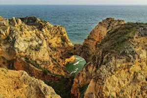 Images Dated 2023: Dramatic Cliffs along the coast at Ponta da Piedade in Lagos, Portugal