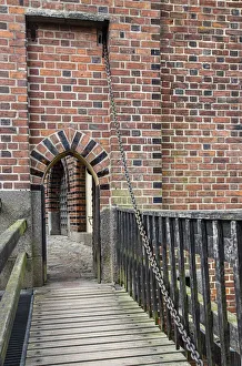 Chain Prints: One of several drawbridge entrances to Malbork fortress