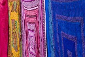 Images Dated 16th May 2011: Drying colorful fabric, Leh, Ladakh, India