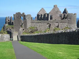 Dunluce Castle near Bushmills and Portrush, County Antrim, Northern Ireland Dunluce Castle near Bushmills and Portrush, County Antrim, Northern Ireland
