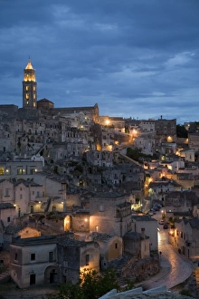 Matera Prints: Duomo (Cathedral), Sassi, Matera, Basilicata, Italy