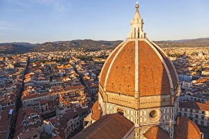 Roman Catholic Prints: Duomo Santa Maria del Fiore and Skyline Over Florence, Italy