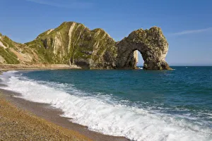 Images Dated 21st May 2009: Durdle Door, Lulworth Cove, Jurassic Coast, Dorset, England