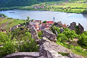 Ship Prints: Durnstein, Austria, Wachau Valley, Danube River