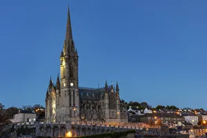 Dusk at St. Colmans Cathedral in Cobh, Ireland