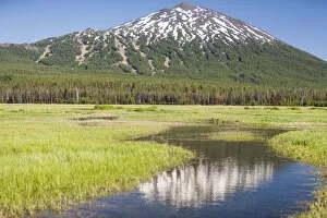 Images Dated 15th July 2006: Dutchman Flats, near Sparks Lake, Mt. Bachelor behind, Eastern Oregon, USA