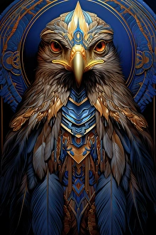 Necklace Prints: Eagle symbol in ancient Egypt. ©Jim Zuckerman / Jaynes Gallery / DanitaDelimont