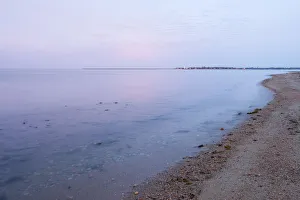 Silence Prints: Early morning on the beach at Griswodl Point in Old Lyme, Connecticut. Nature Conservancy