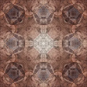 Abstract Collection: Earth tone kaleidoscope abstract