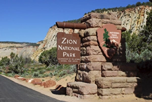 Lynn Seldon Prints: East Entrance, Zion National Park, Utah