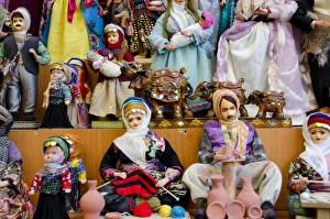Figurine Prints: Eastern Turkey, Anatolia, Upper Mesopotamia. Diyarbakir. Downtown historic caravansarai