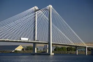 Pasco Prints: The Ed Hendler Bridge spans the Columbia River between Pasco and Kennewick in southeastern