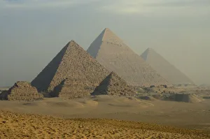 Pointed Prints: Egypt, Giza, Giza Pyramids Complex, Giza Plateau Desert