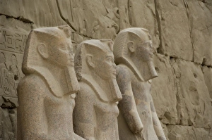 Hieroglyphic Prints: Egypt, Luxor, East Bank, Karnak Temple