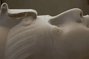 Cairo Prints: Egypt, Memphis (aka Menufer). Giant statue called The Colossus of Ramses II