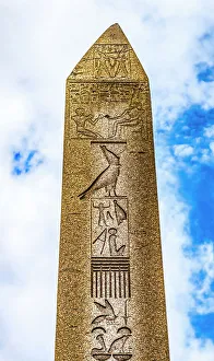 Roman Prints: Egyptian hieroglyphs on Obelisk of Theodosius