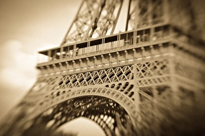 Images Dated 24th April 2011: Detail of the Eiffel Tower, Paris, France