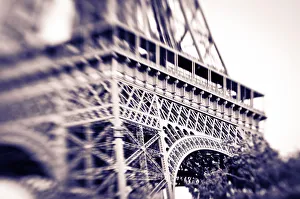 Icon Prints: Detail of the Eiffel Tower, Paris, France