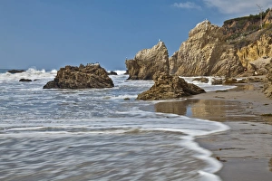 Foam Prints: El Matador State Beach, Malibu, Los Angeles County, California