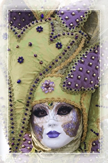 Elaborate costume for Carnival Venice Italy